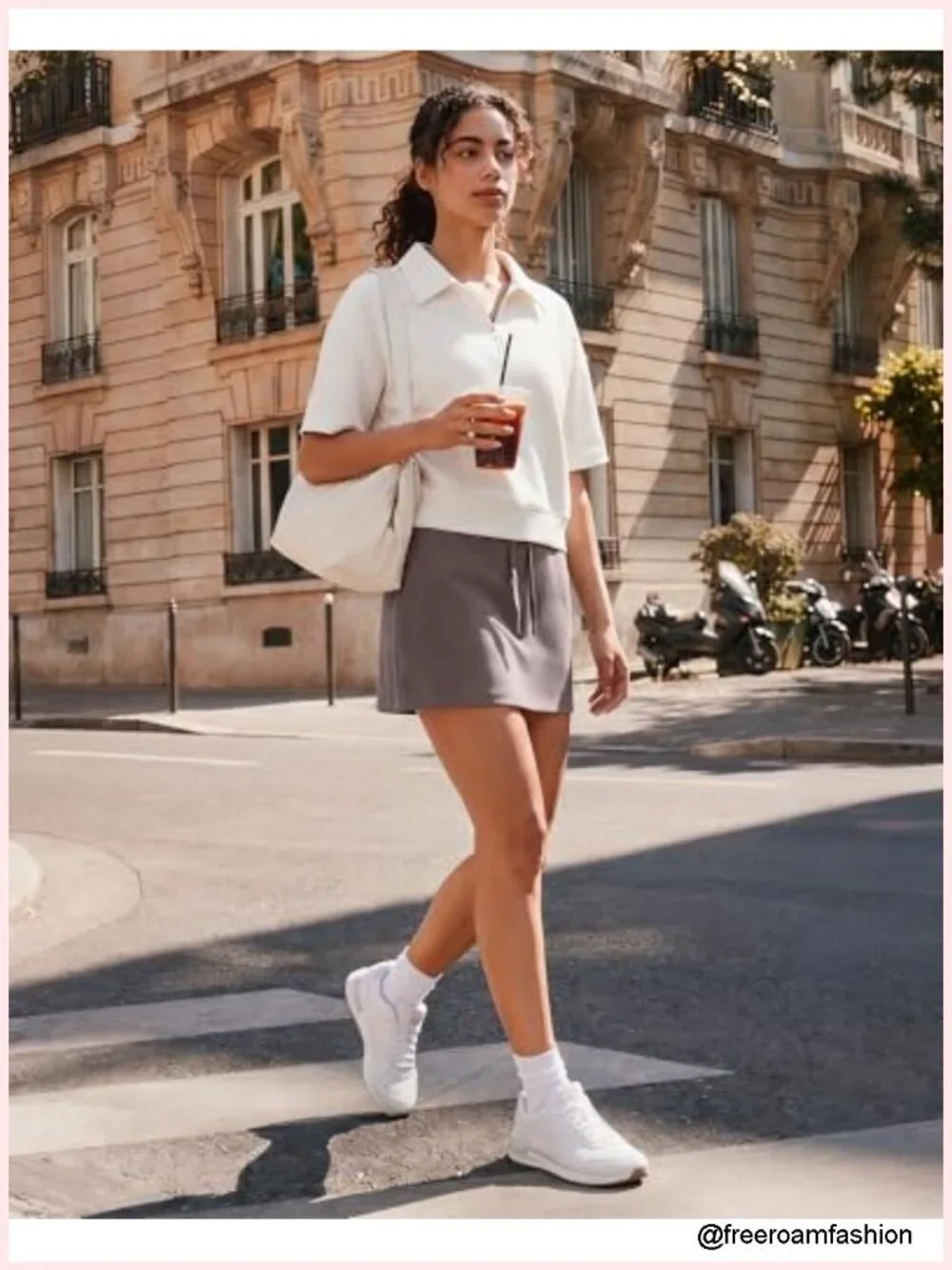 Modal A-Line Skirt with Pockets - Summer Casual High Rise